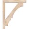 Ekena Millwork Balboa Block Smooth Bracket w/ Offset Brace, Douglas Fir, 5 1/2"W x 36"D x 44"H BKT0604X36X44BOA05SDF - alternate 2